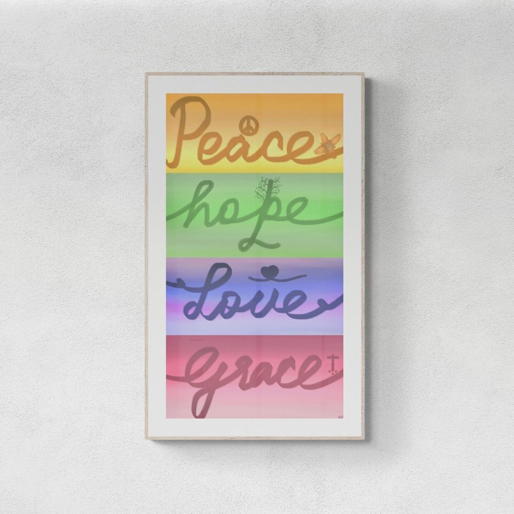 Inspirational Words | word art | Modern Wall Decor | Minimalist Digital Print